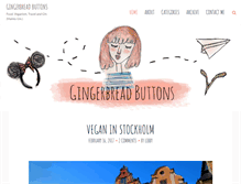 Tablet Screenshot of gingerbreadbuttons.com